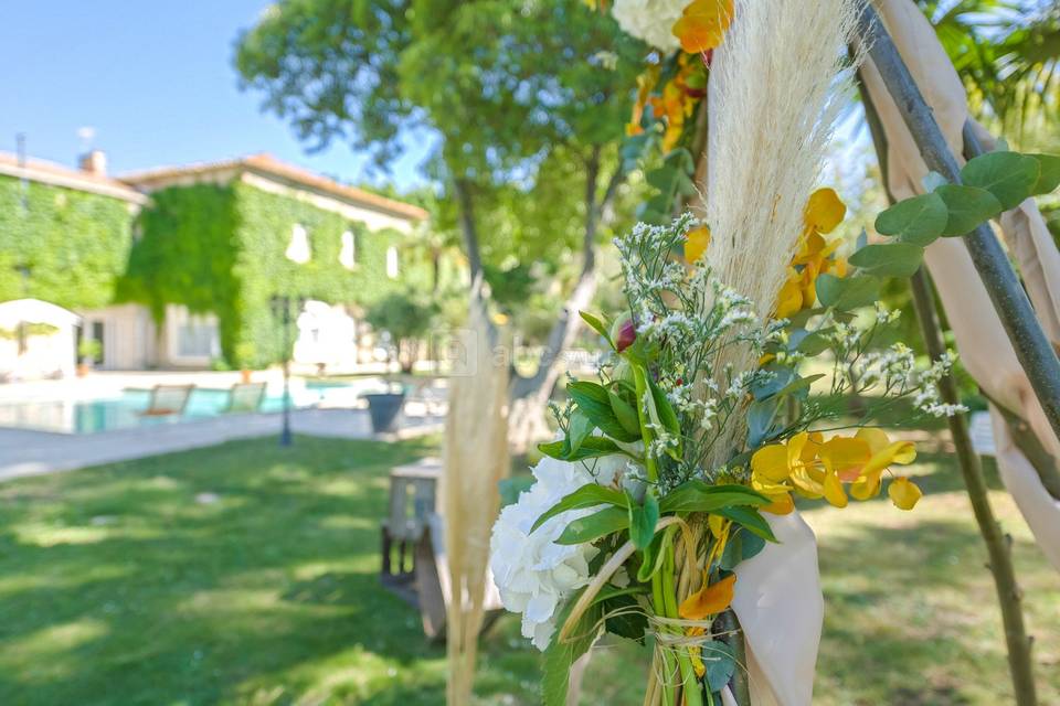 Décoration dans le parc