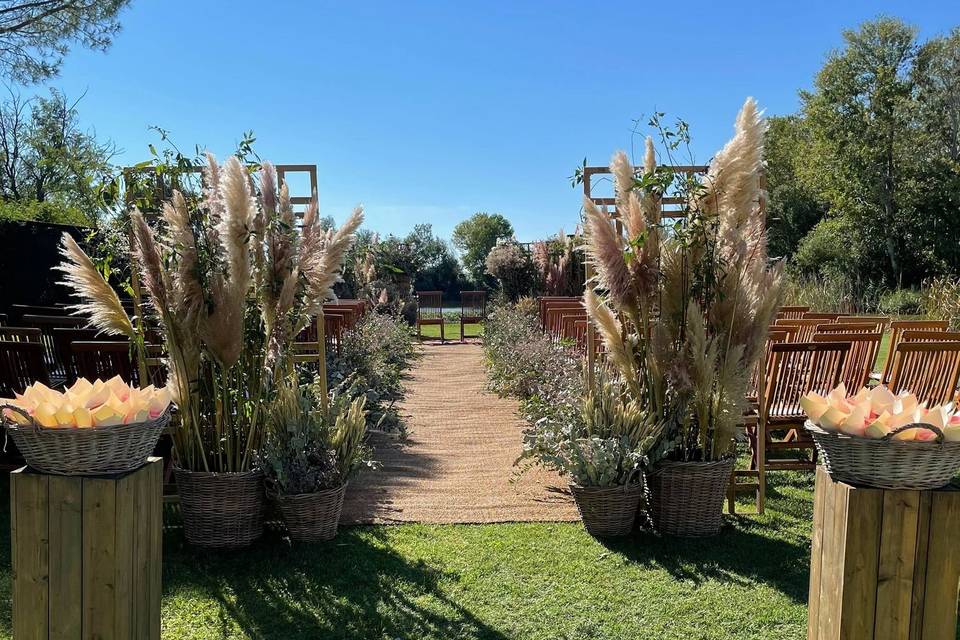 Cérémonie laÏque en Camargue