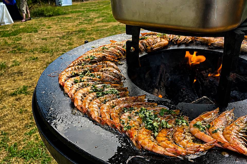 Gambas en persillade