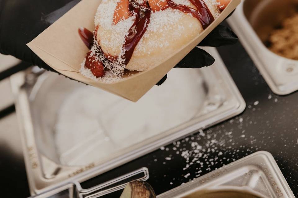 Donuts fraise coco