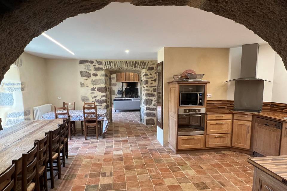 La cuisine - salle à manger