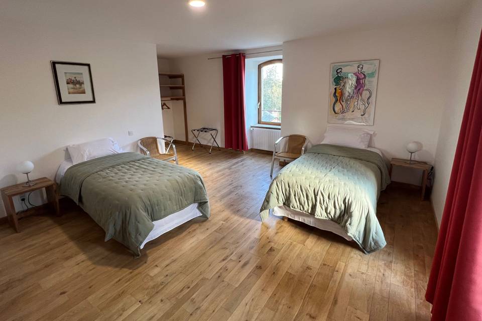 La chambre 2- Niv. 1 - 2pers.