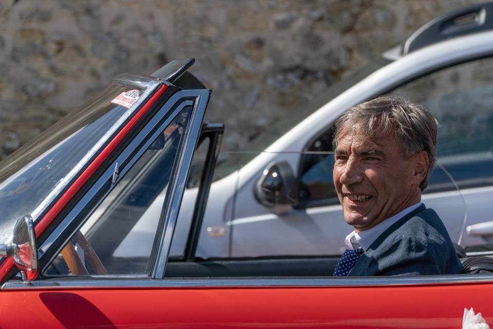 Arrivé du mari