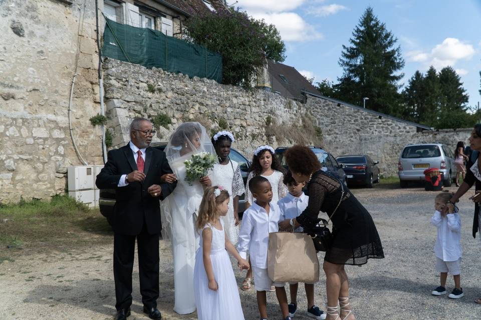Arrivé de la famille