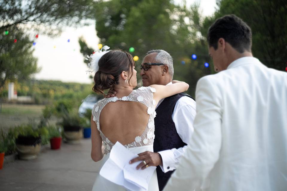 Voeux de mariage du père