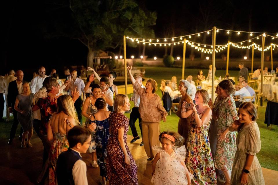 Dancefloor sous les étoiles