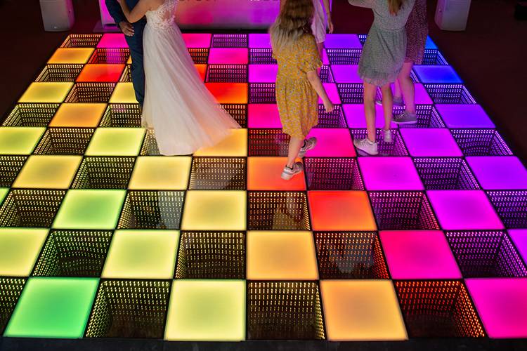 Piste de danse à led