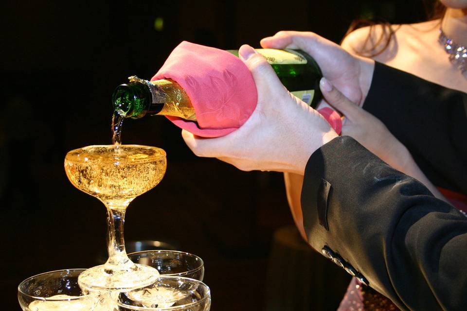Cascade de champagne