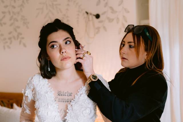 Préparatifs mariée