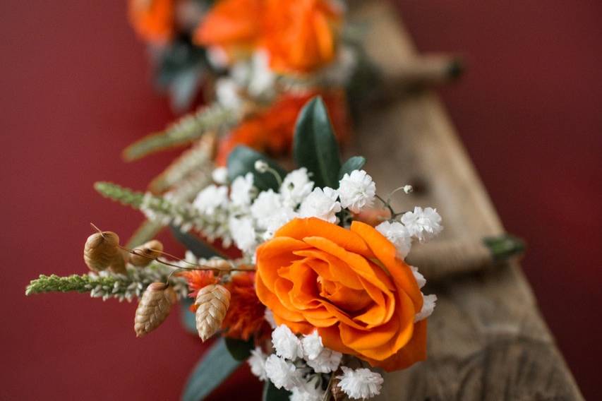 Boutonnière orange