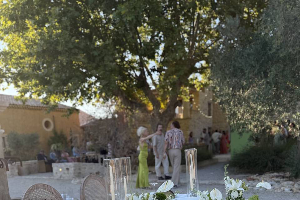 Table des mariés