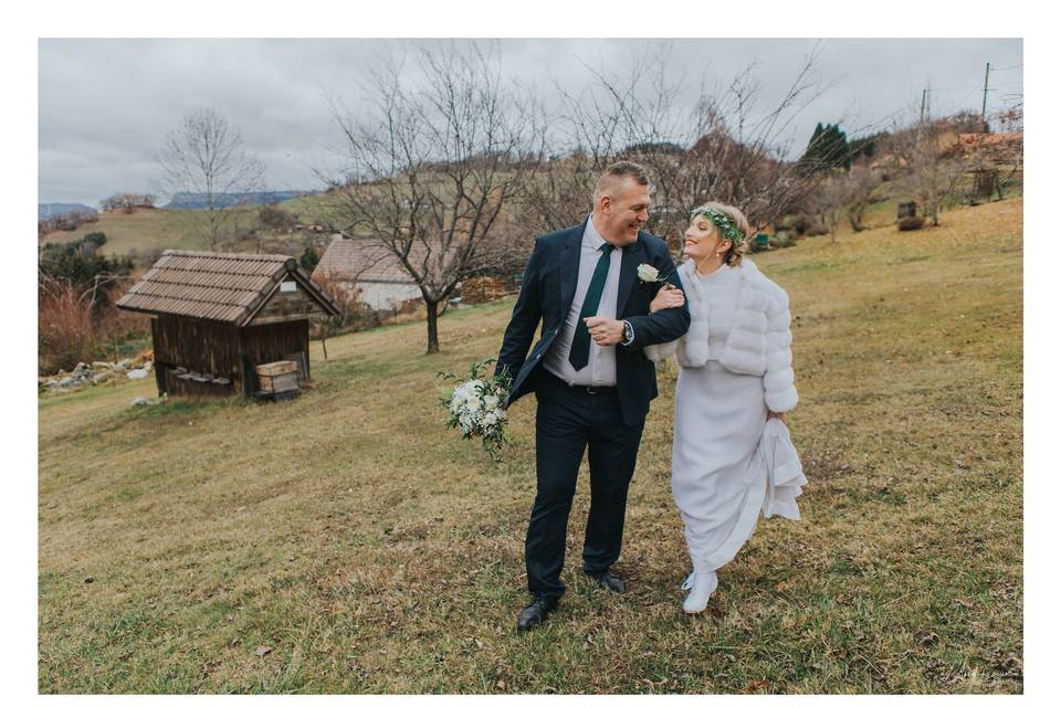 Mariage dans les Alpes