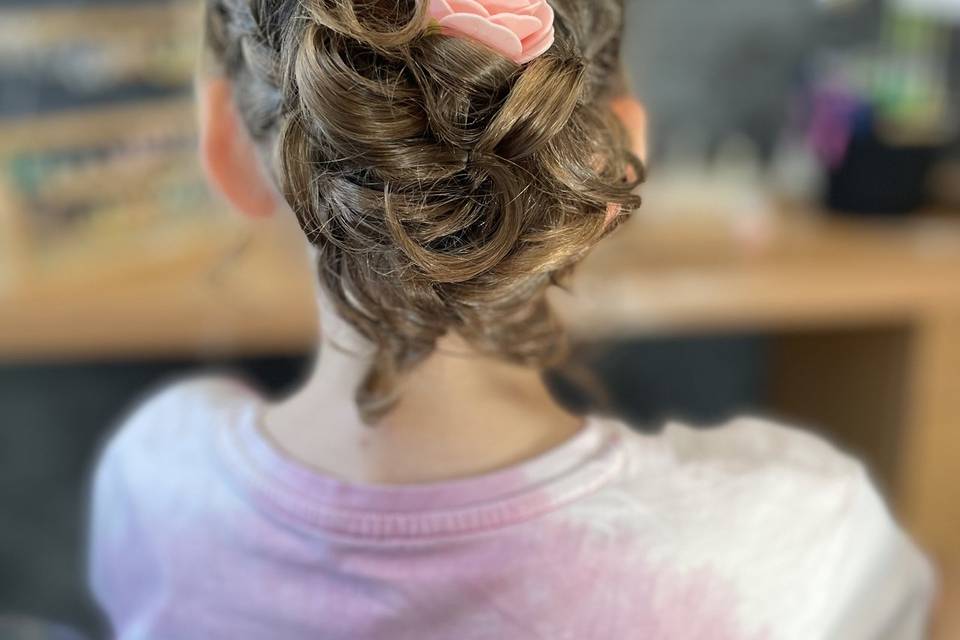 Chignon petite fille