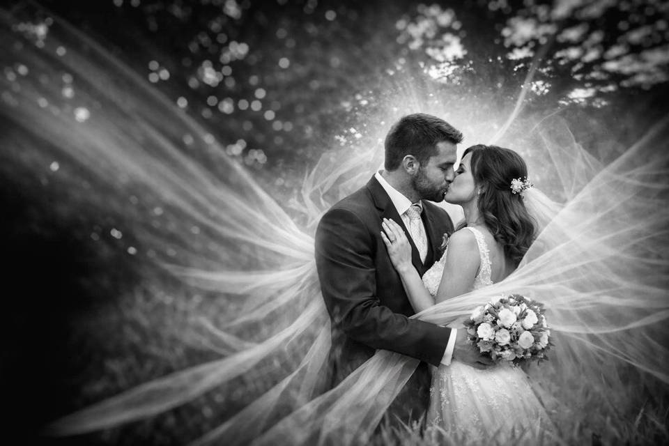 Portrait artistique avec voile