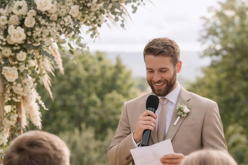 Discours cérémonie