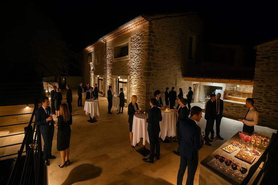 Apéritif sur terrasse