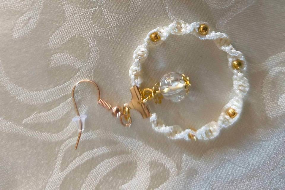 Boucles d’oreilles mariage