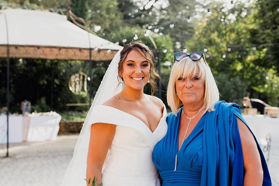 Maquillage mère et fille