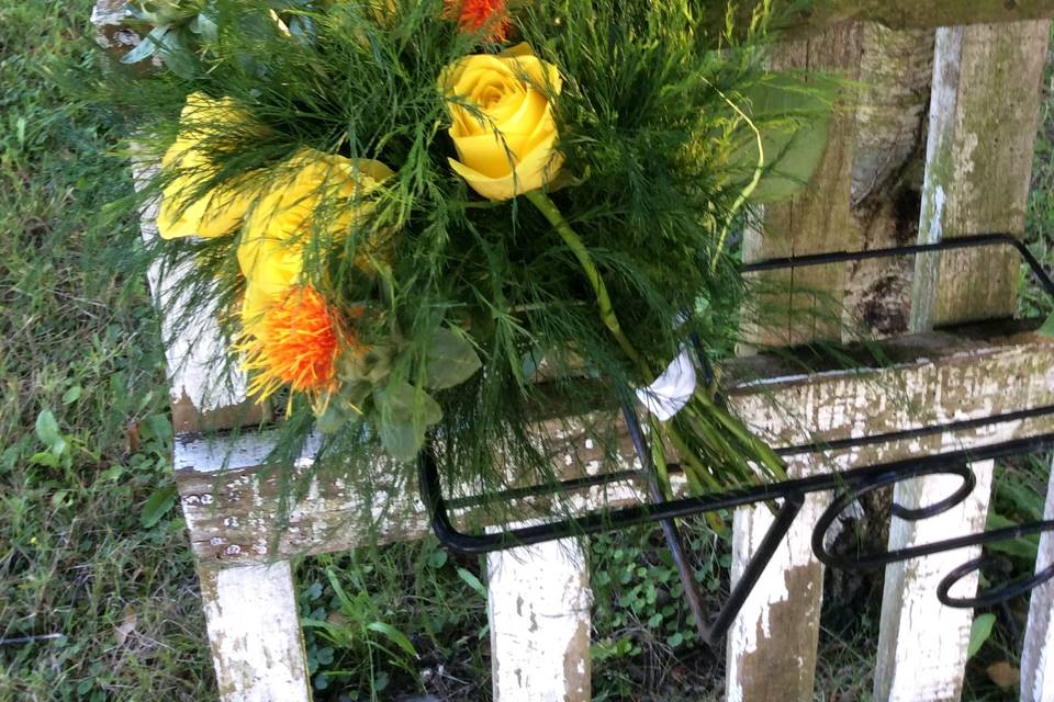 Bouquet - orange et jaune