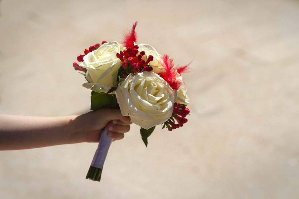 Le bouquet en lumière