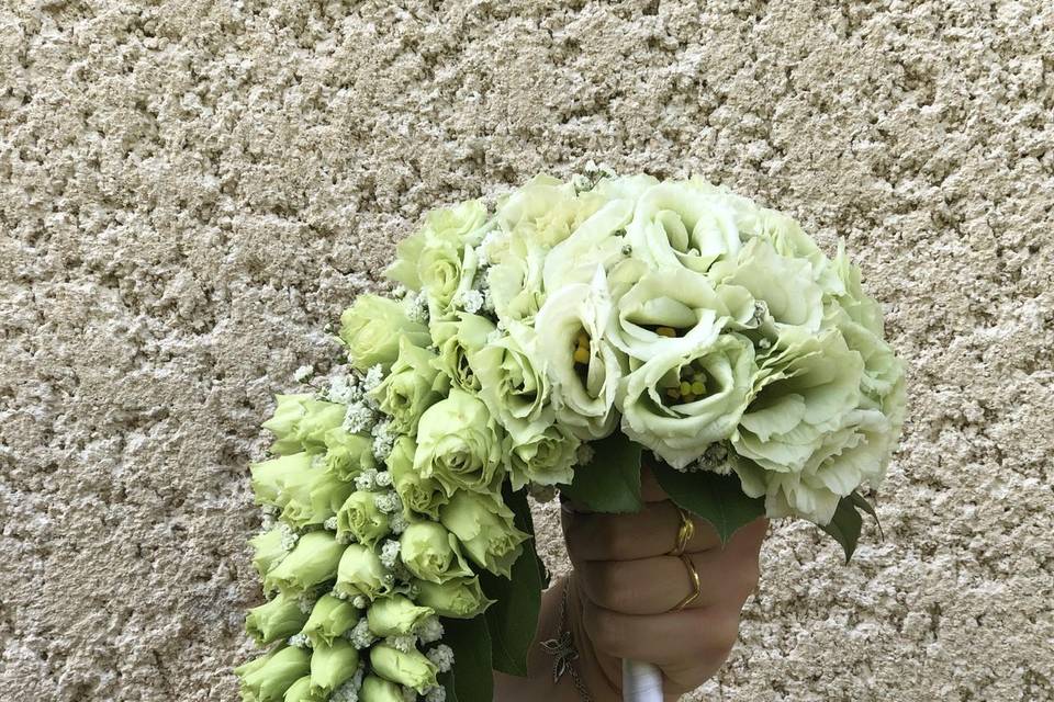 Bouquet de mariée remonté