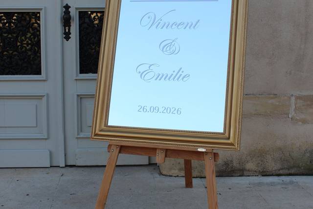 Miroir personnalisable