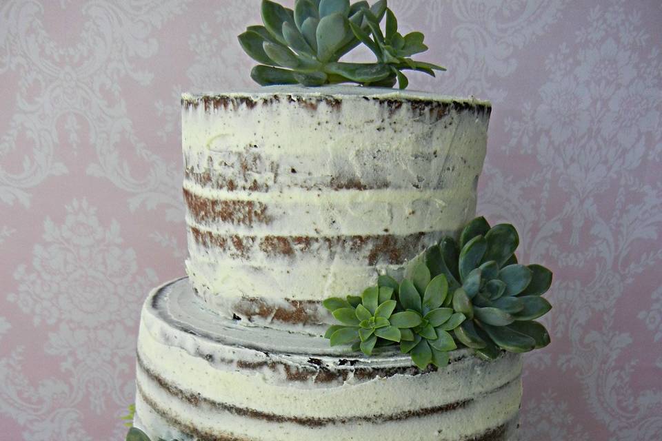 Wedding cake succulentes