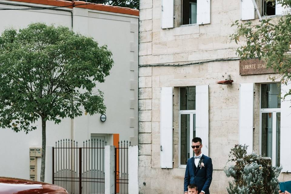 Arrivée de la mariée