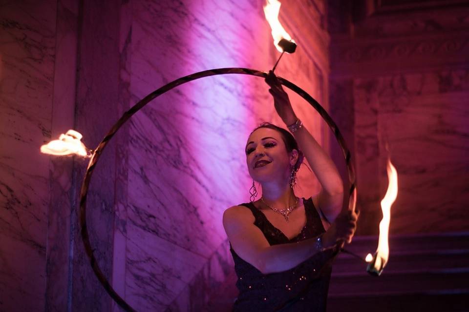 Hula hoop de feu solo