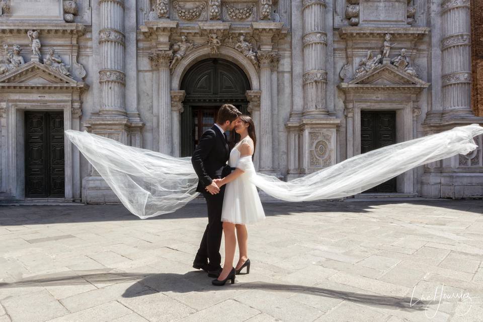 Photo de couple à Venise