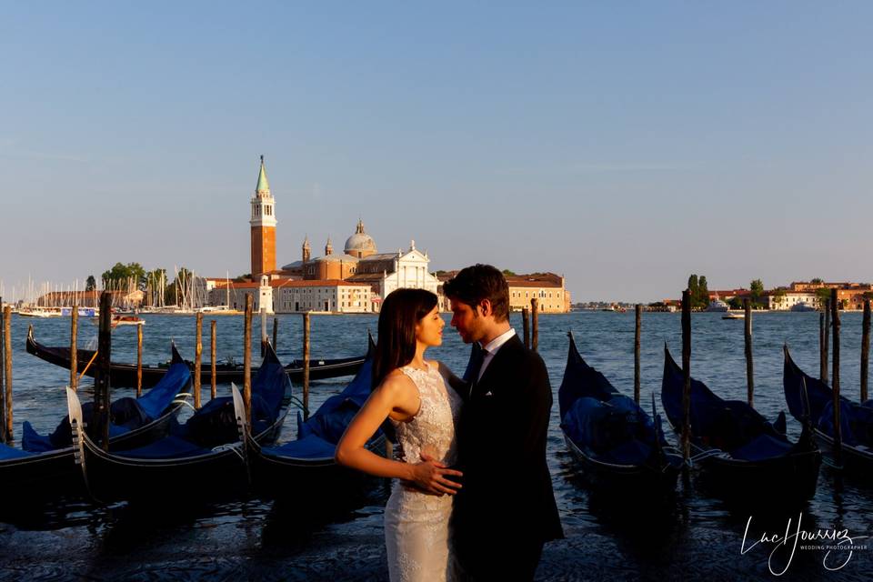 Photo de couple à Venise