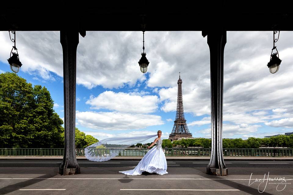 Photo de mariée à Paris