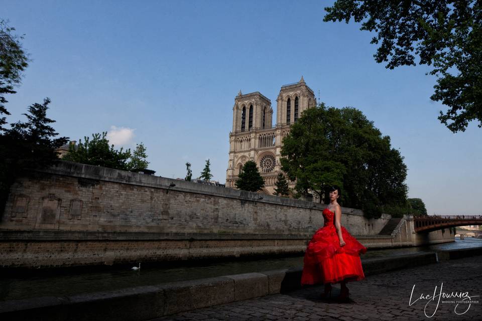 Photo de mariée à Paris