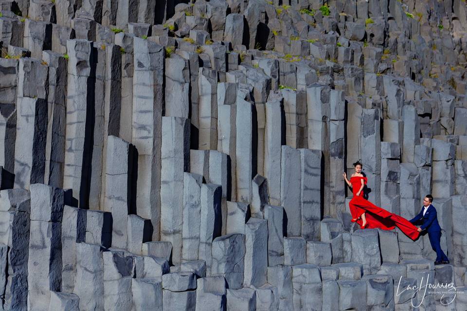 Photo de couple en Islande