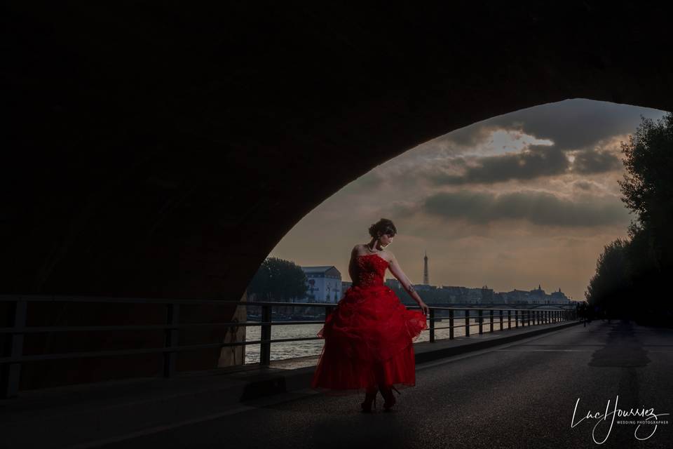 Photo de mariée à Paris