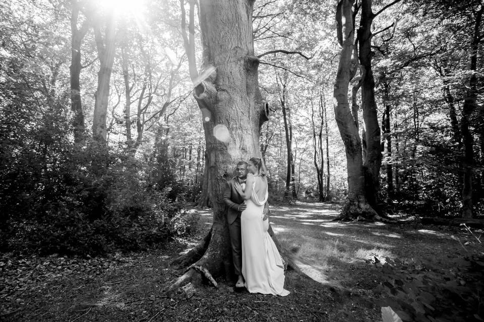 Séance couple après le mariage