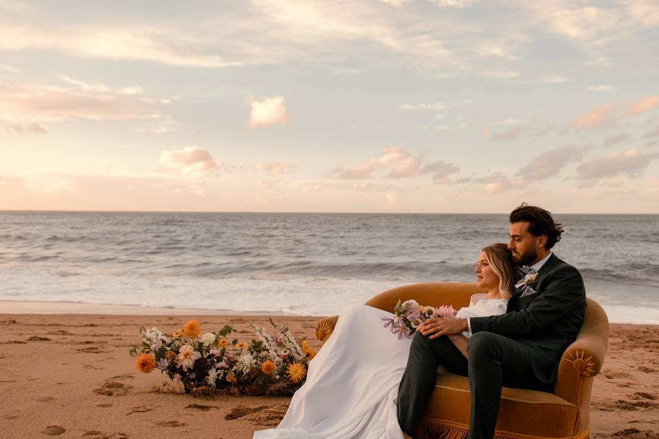 Mariage à la plage intimiste