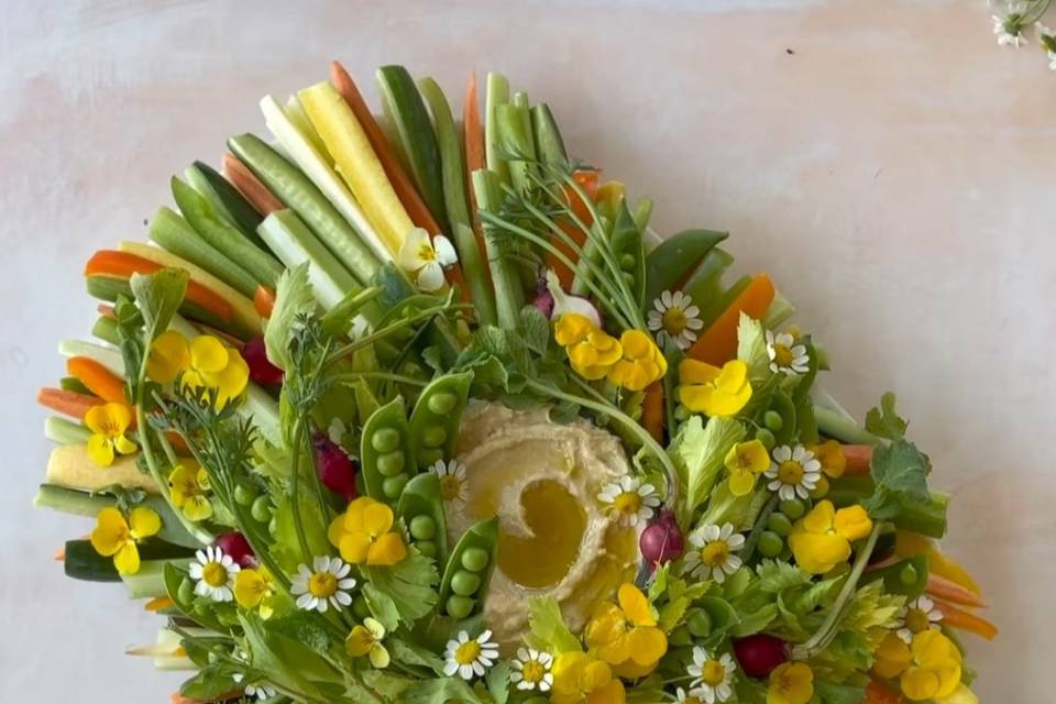 Plateaub de légumes crus