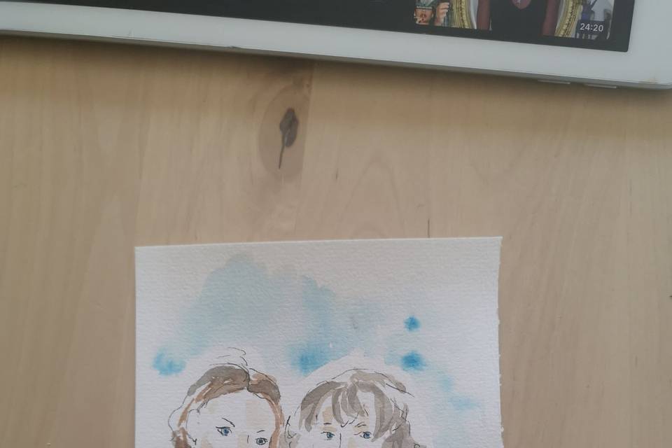 Invités à l'aquarelle