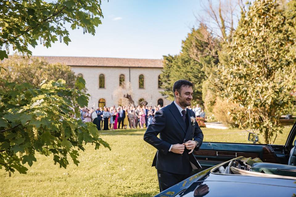 L'arrivé des mariés
