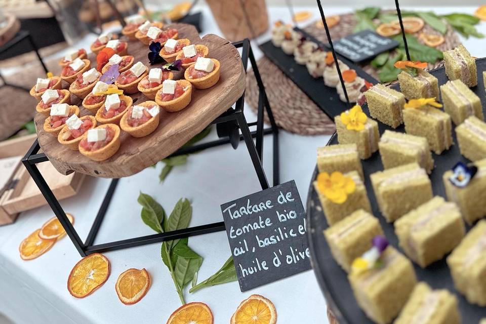 Tartare de tomate et fêta