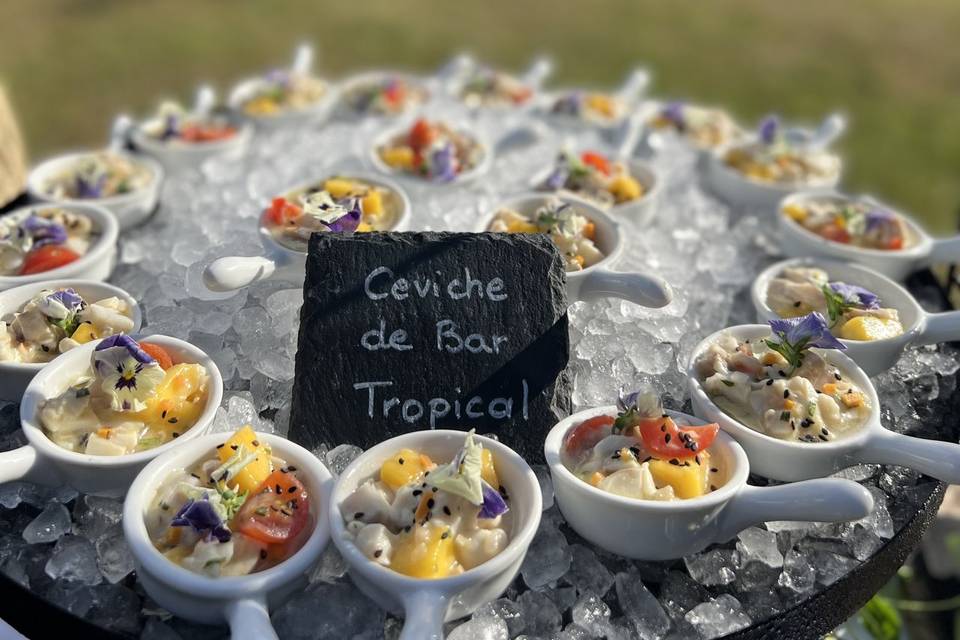 Ceviche de bar tropical