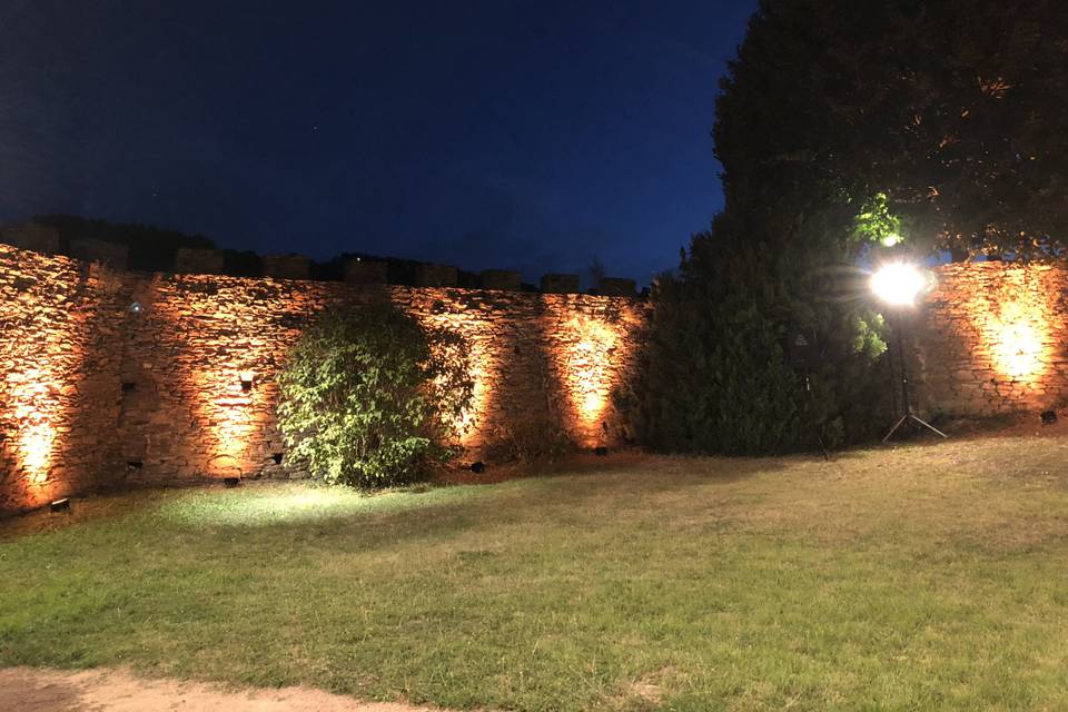 Eclairage de château