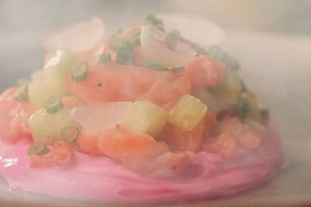 Entré tartare de saumon