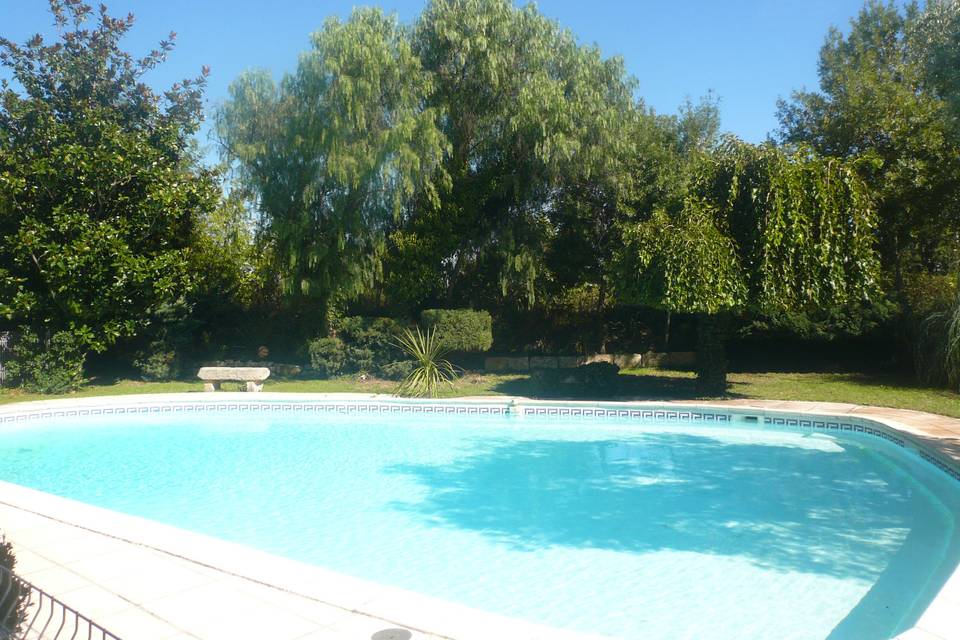 Coté piscine