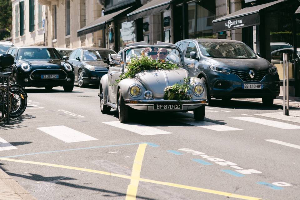 Arrivée à l'Église