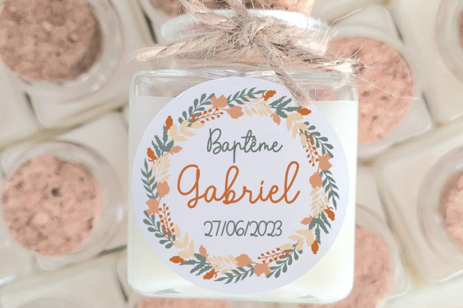 Candles of Provence: Bougies personnalisées et Cadeaux invités mariage  2023, baptême 2023