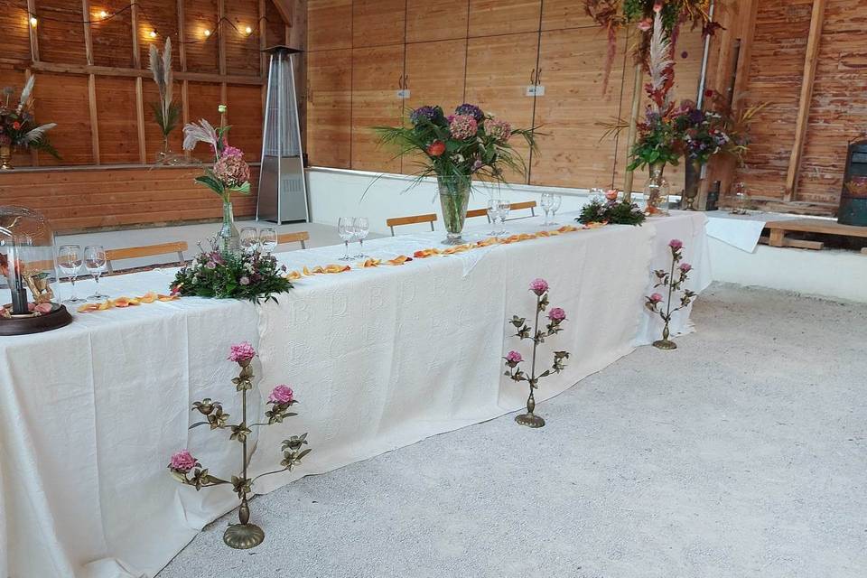 Table d'honneur automnale