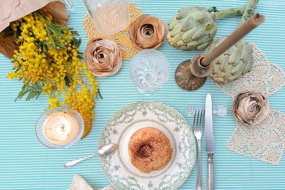 Déco de table rustique