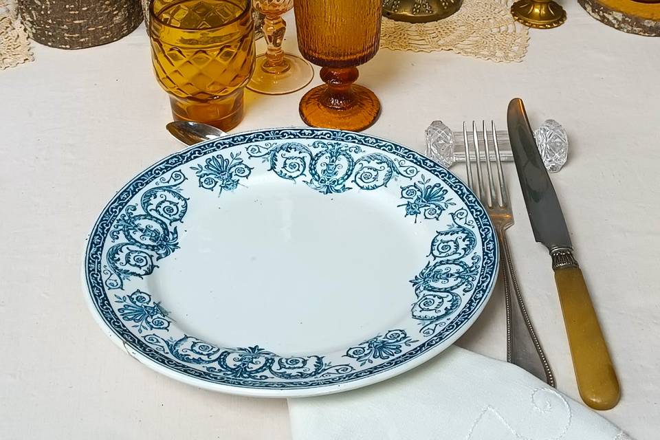 Déco de table champêtre